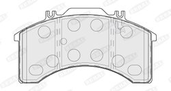 Set placute frana Beral BCV29032T