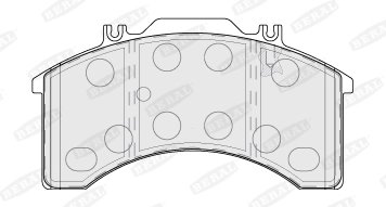 Set placute frana Beral BCV29032T