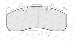 Set placute frana Beral BCV29173TK
