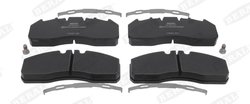 SET PLACUTE FRANA BERAL BCV29174TK - Compatibil cu FORD, MERCEDES-BENZ, RENAULT TRUCKS, SOLARIS, VOLVO