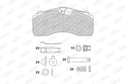 Set placute frana Beral BCV29287TK
