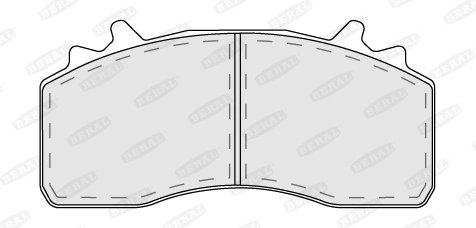 SET PLACUTE FRANA BERAL BCV29315T - Compatibil cu MERCEDES-BENZ