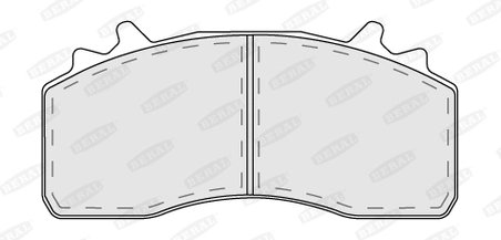 SET PLACUTE FRANA BERAL BCV29315T - Compatibil cu MERCEDES-BENZ