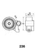 MECANISM TENSIONARE CUREA DISTRIBUTIE JAPANPARTS BE-236 - Compatibil cu TOYOTA