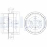 Tambur frana Delphi BF463