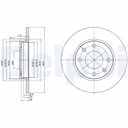 Disc frana Delphi BG2213