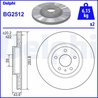 DISC FRANA DELPHI BG2512 - Compatibil cu ALFA ROMEO, FIAT, LANCIA, OPEL, VAUXHALL