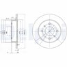 Disc frana Delphi BG2633