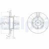 Disc frana Delphi BG2668