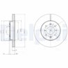 DISC FRANA DELPHI BG2759 - Compatibil cu HONDA, LOTUS, MG, ROVER
