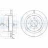 Disc frana Delphi BG2758