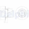 Disc frana Delphi BG2799