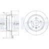 Disc frana Delphi BG3241
