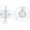 Disc frana Delphi BG3365