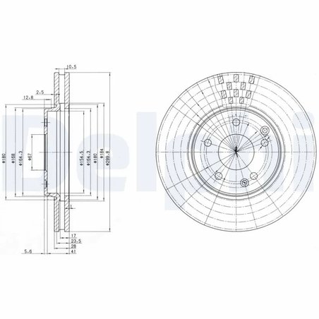 Disc frana Delphi BG3396