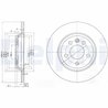 DISC FRANA DELPHI BG3518 - Compatibil cu FORD, SEAT, VW