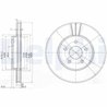 Disc frana Delphi BG3537