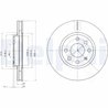 DISC FRANA DELPHI BG3569 - Compatibil cu CHEVROLET, OPEL, VAUXHALL