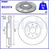 DISC FRANA DELPHI BG3574 - Compatibil cu ALFA ROMEO, CHRYSLER, CITROEN, FIAT, LANCIA, PEUGEOT