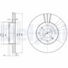 Disc frana Delphi BG3596