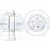 Disc frana Delphi BG3757