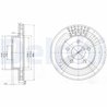 Disc frana Delphi BG3846