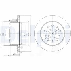 Disc frana Delphi BG3853