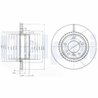 Disc frana Delphi BG3901C