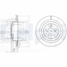 DISC FRANA DELPHI BG3931 - Compatibil cu SUBARU