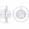 Disc frana Delphi BG3973