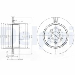 Disc frana Delphi BG4024