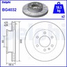 Disc frana Delphi BG4032