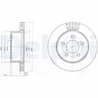 DISC FRANA DELPHI BG4103 - Compatibil cu JEEP