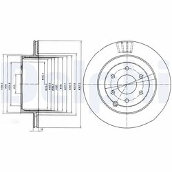 Disc frana Delphi BG4174