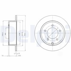 Disc frana Delphi BG4179