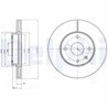 DISC FRANA DELPHI BG4193 - Compatibil cu CHEVROLET