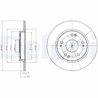DISC FRANA DELPHI BG4280 - Compatibil cu HONDA