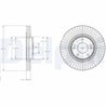 Disc frana Delphi BG4309