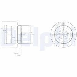 Disc frana Delphi BG4329