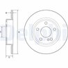 DISC FRANA DELPHI BG4555C - Compatibil cu MERCEDES-BENZ