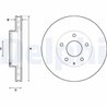 Disc frana Delphi BG4712C