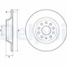 DISC FRANA DELPHI BG4751C - Compatibil cu AUDI, CUPRA, FORD, PIAGGIO, SEAT, SKODA, VW
