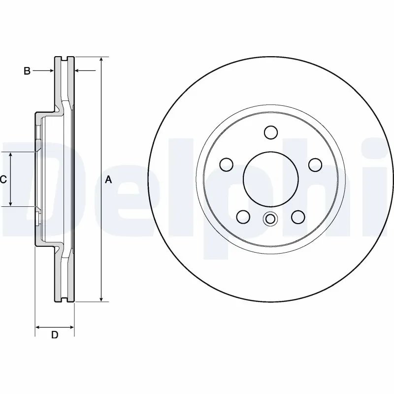 Disc frana Delphi BG4777C