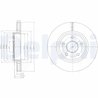 Disc frana Delphi BG9058