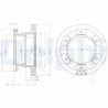 Disc frana Delphi BG9069