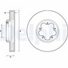 DISC FRANA DELPHI BG9150 - Compatibil cu FORD