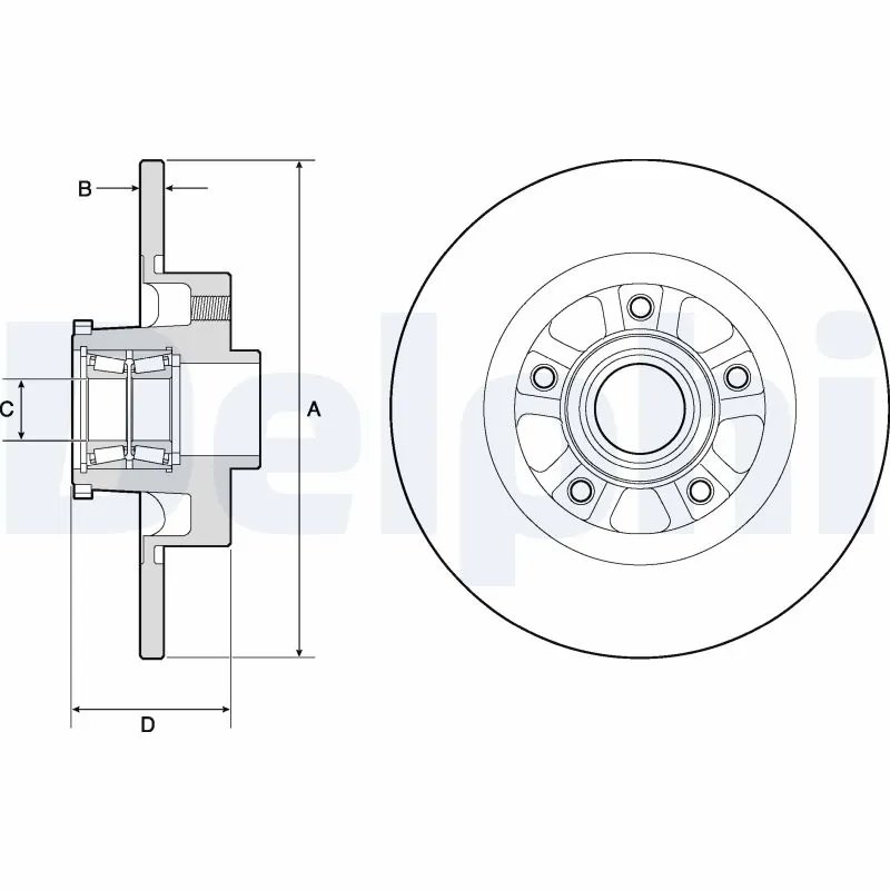 Disc frana Delphi BG9190RSC