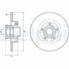 Disc frana Delphi BG9190RSC