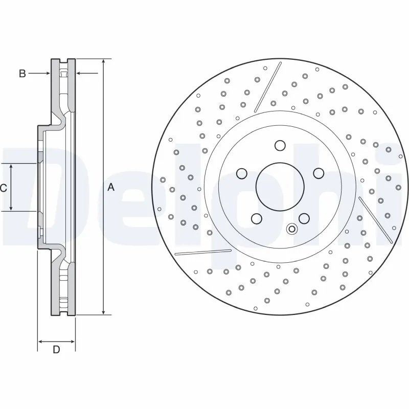 Disc frana Delphi BG9229C
