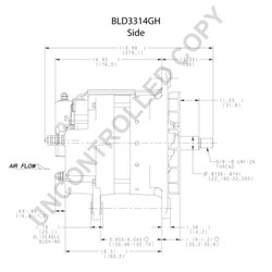 Alternator Prestolite Electric BLD3314GH